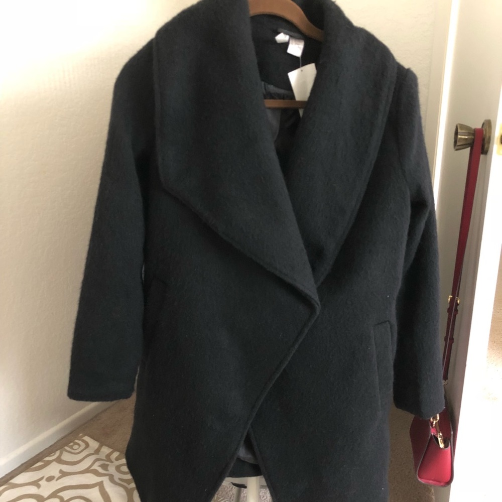H&M black coat